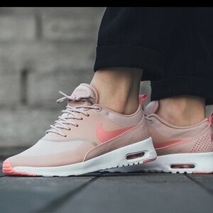 Nike Women's Air Max Thea Pink‎ Oxford/Bright Melon/White Sneakers Size 7